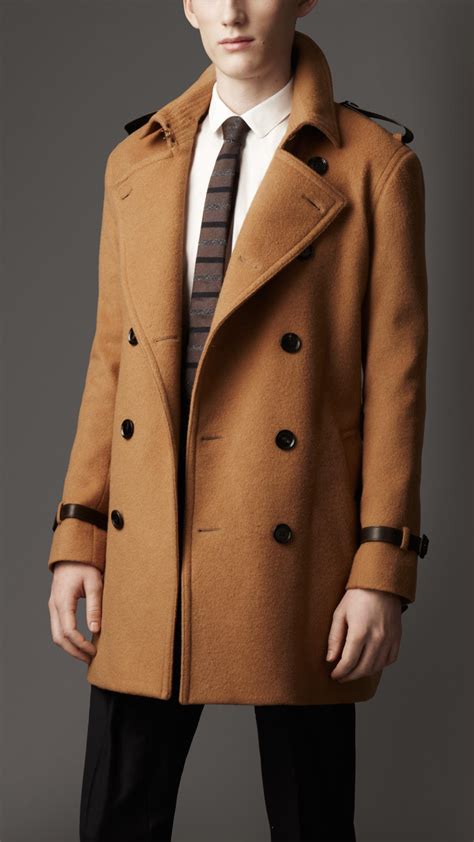 burberry black label mens trench|Burberry cashmere trench coat men's.